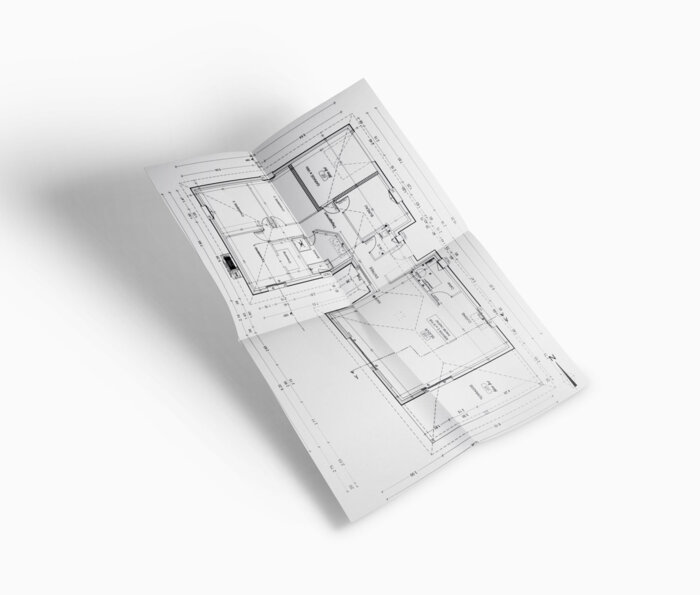 Tirage de plan livré plié en A4
