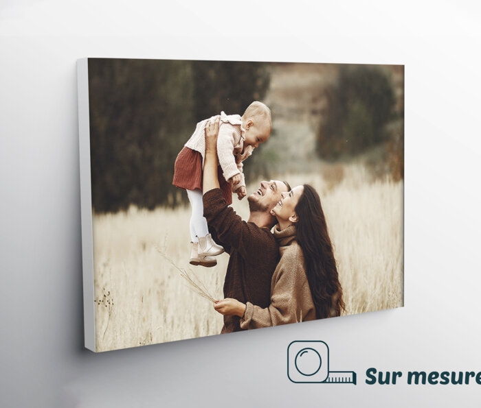 Toile photo avec bord blanc