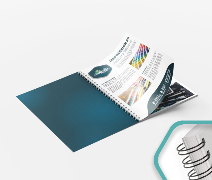 dossier reliure spirale metallique