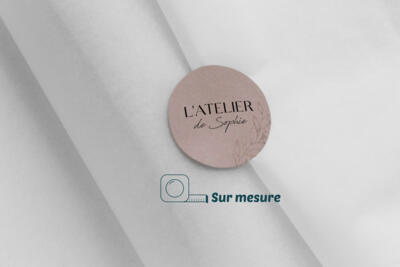 Autocollant rond en papier