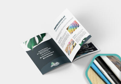 Brochure agrafée A4 portrait