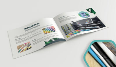 Brochure agrafée A5 portrait