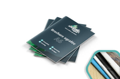 Brochure agrafée A6 portrait