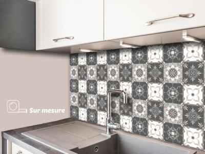 Crédence mosaïque vintage