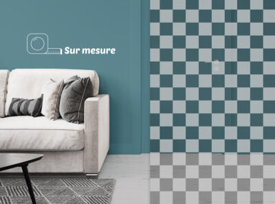 Film dépoli - Damier