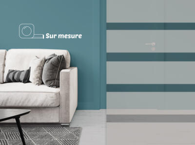 Film dépoli - bandes larges