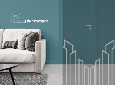 Film dépoli - motif bas