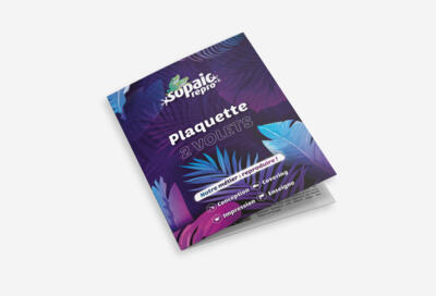 Plaquette 2 volets A4 A5 A6