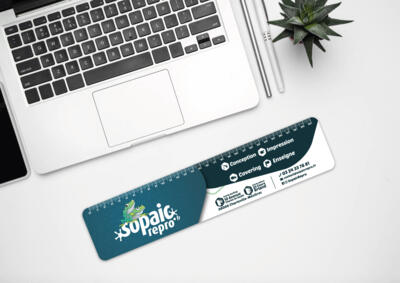 Regle imprimee personnalisee