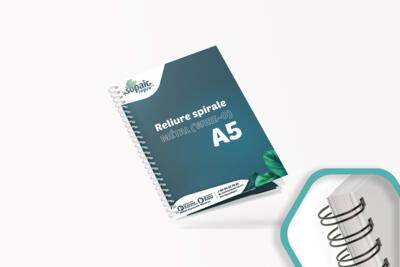 Reliure spirale metal A5