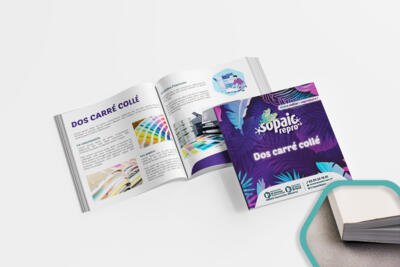 Dos carré collé format carré