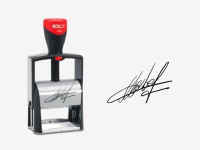 Tampon signature personnalisee