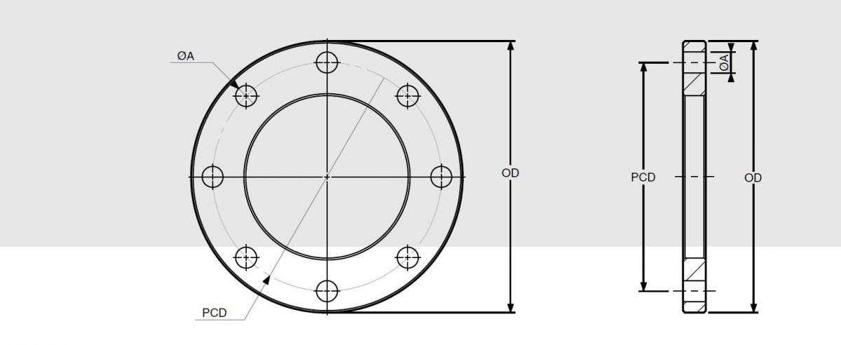 Dimensions de brides - flanges dimensions Dimensions de brides - flanges dimensions