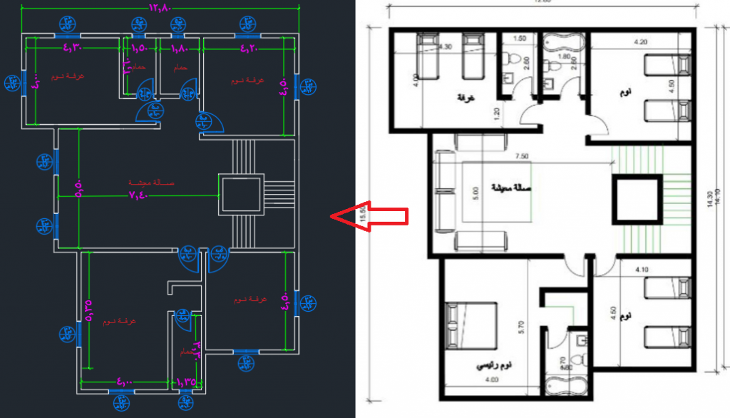 اقوم برسم مخططات معمارية باستخدام Autocad مقابل 5 دولار