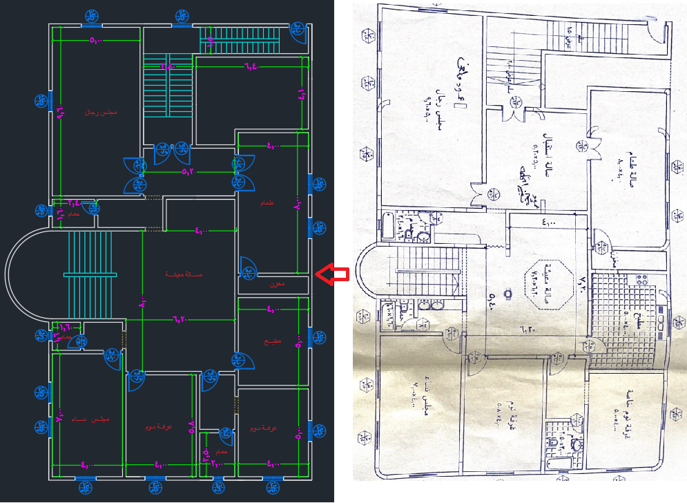 اقوم برسم مخططات معمارية باستخدام Autocad مقابل 5 دولار