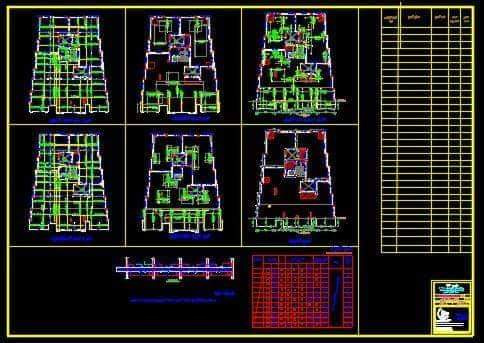 تصميم معماري ورسم أوتوكاد لمباني السكنيه والإداريه
