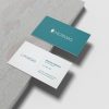 تصميم كارت شخصي لشخص او شركة (Business Card).