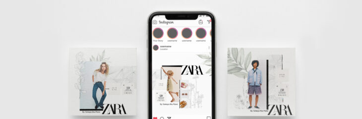 تصميم سوشيال ميديا “إعلان شبكي” لشركة Zara