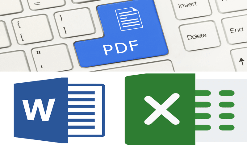 تفريع ملفات نصية pdf وصور الى word أو excel