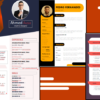 تصميم سيرة ذاتية (CV) بشكل احترافي وحديث جدا على الــ (WORD)