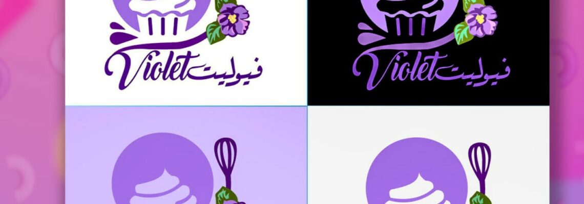 تصميم شعار محل حلويات