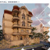 تصميم واجهات معمارية مع عمل لوح تنفيذية
