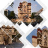 تصميم واجهات معمارية مع عمل لوح تنفيذية