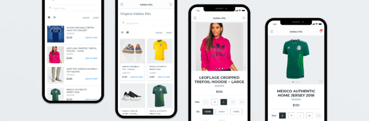 E-Commerce UI – APP/ Adidas Kits