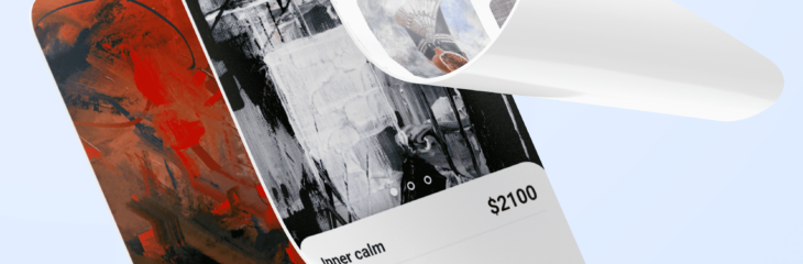 Painting E-commerce -UI Mobile App