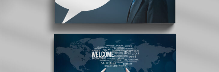 تصميم كتيب تعريفي (بروشور) لشركة Localization station لخدمات الترجمة الامارات أبوظبي