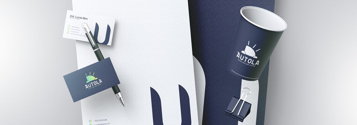 Autola car rental I identity تصميم لوجو وهوية بصرية
