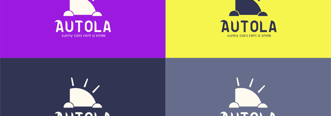 Autola car rental I identity تصميم لوجو وهوية بصرية