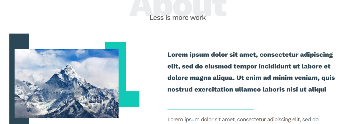 تطوير موقع شخصي (افراد – شركات ) (landing page)