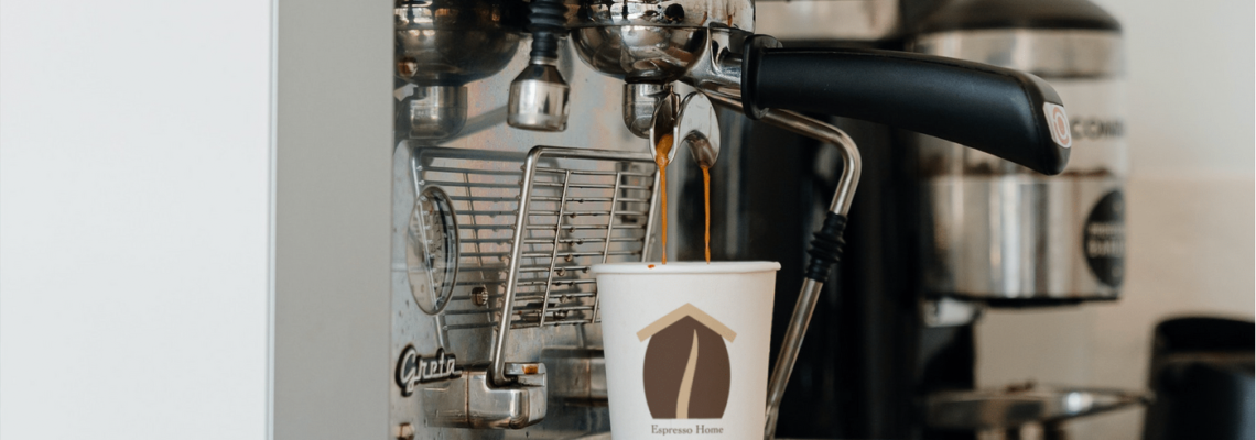 تصميم شعار كافيتيريا / محل قهوة Espresso Home