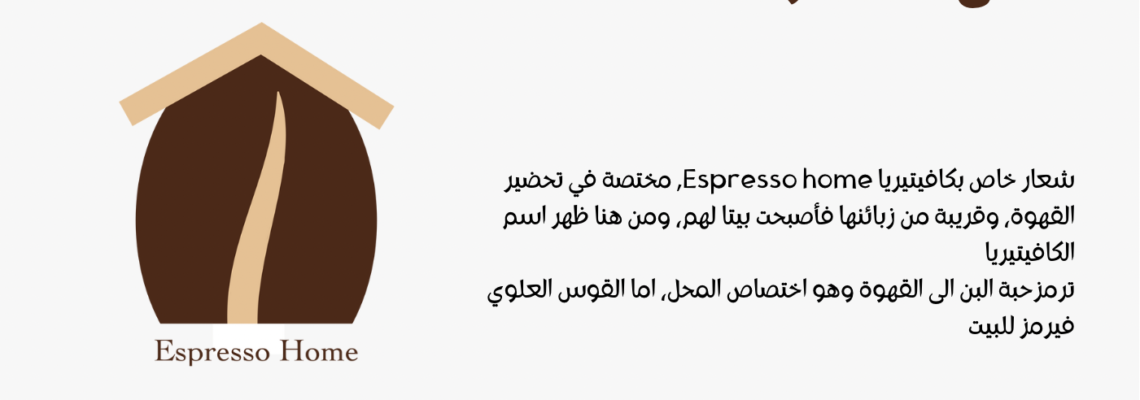 تصميم شعار كافيتيريا / محل قهوة Espresso Home