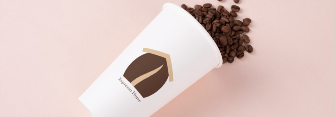 تصميم شعار كافيتيريا / محل قهوة Espresso Home