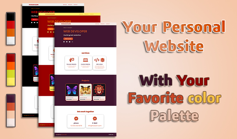 تحويل قالب التصميم (PSD-Figma ) لصفحة انترنت HTML متجاوبة