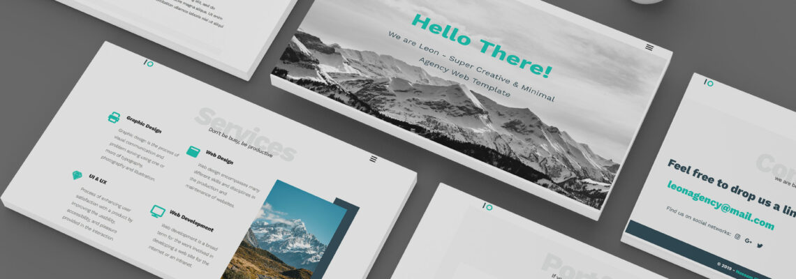 تطوير موقع شخصي (افراد – شركات ) (landing page)