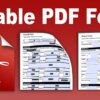 نموذج PDF قابل للتعبئة والملء وتفاعلي