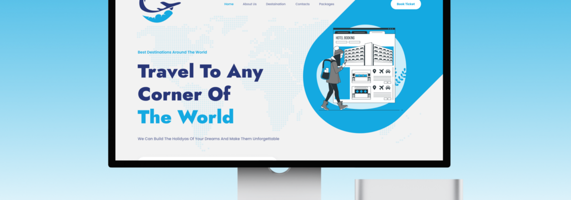 تصميم UX/UI لموقع Easy Travel