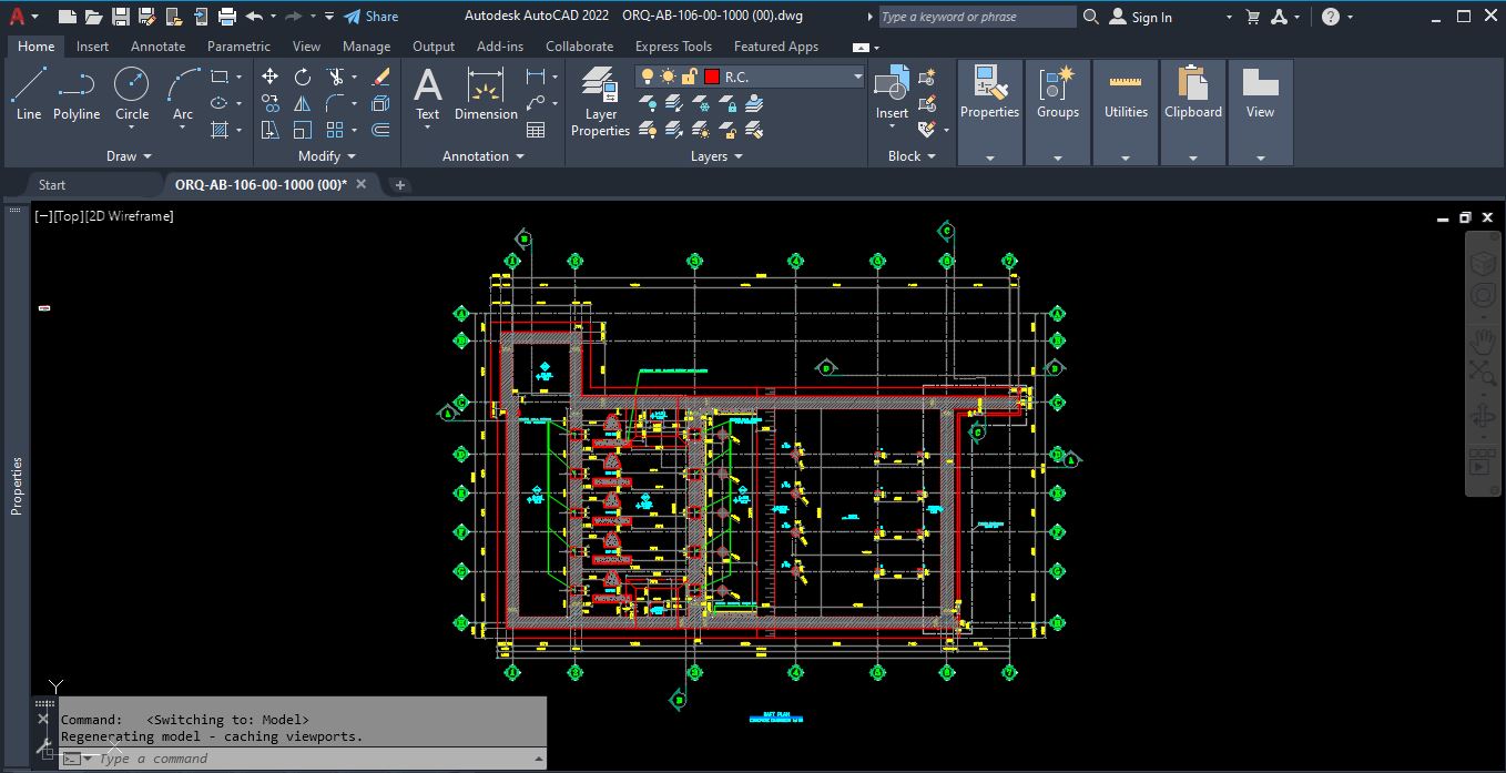 عمل رسومات هندسيه انشائيه
