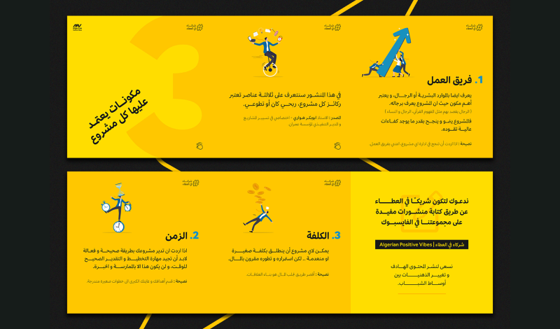 تصميم 3 منشورات و إعلانات السوشل ميديا