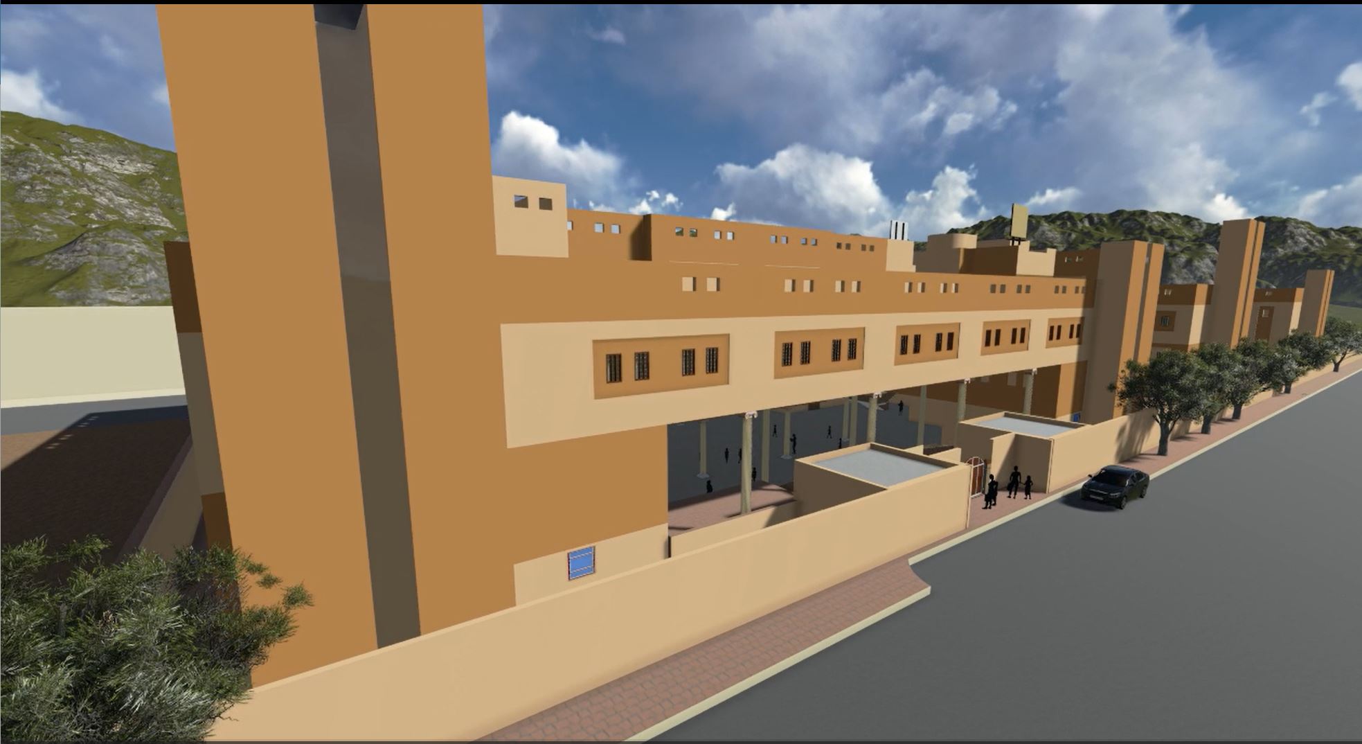 تصاميم 2D , 3D مع واجهات معمارية
