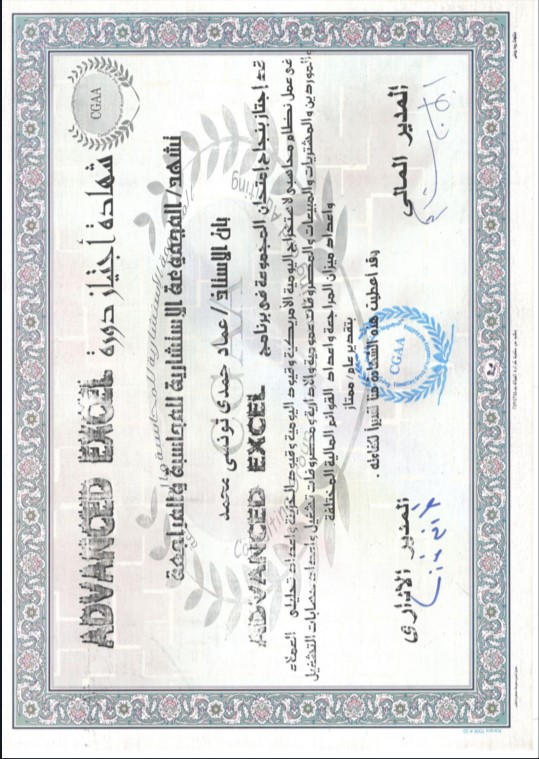 شهادات مهنية