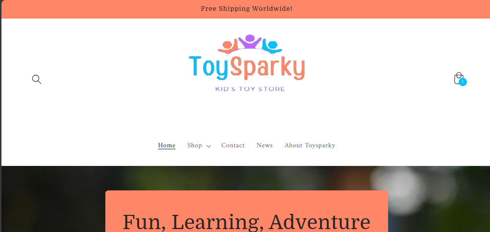 Toysparky متجر ألعاب أطفال على شوبيفاي Shopify