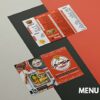تصميم منيو مطعم او كافيه – Menu design