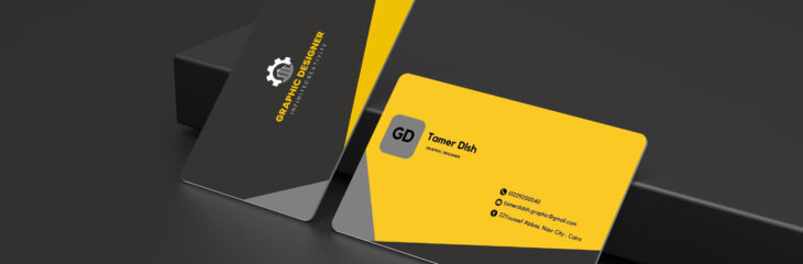 تصميم بزنس كارد إحترافي بشكل عصري Business card