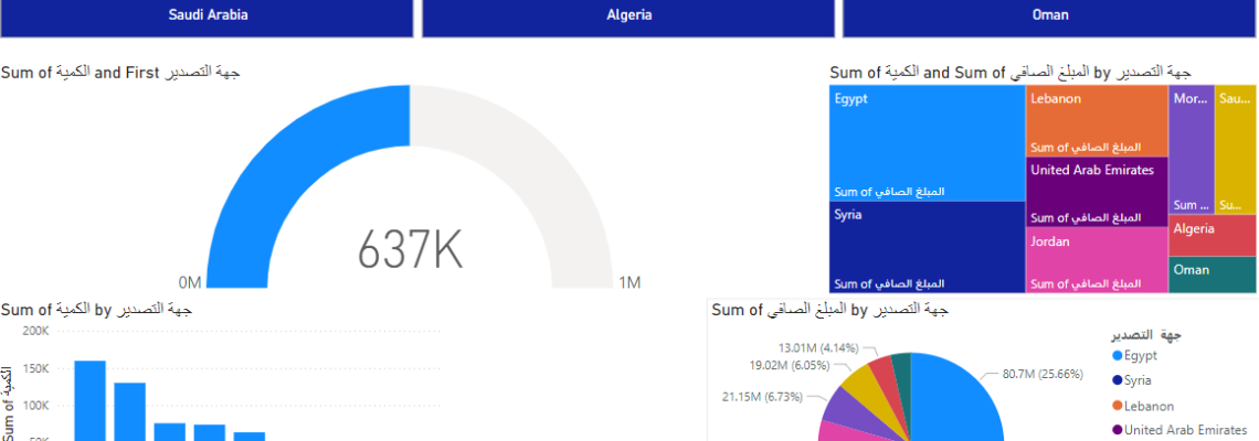 تحليل البيانات باستخدام POWER BI  لشركه