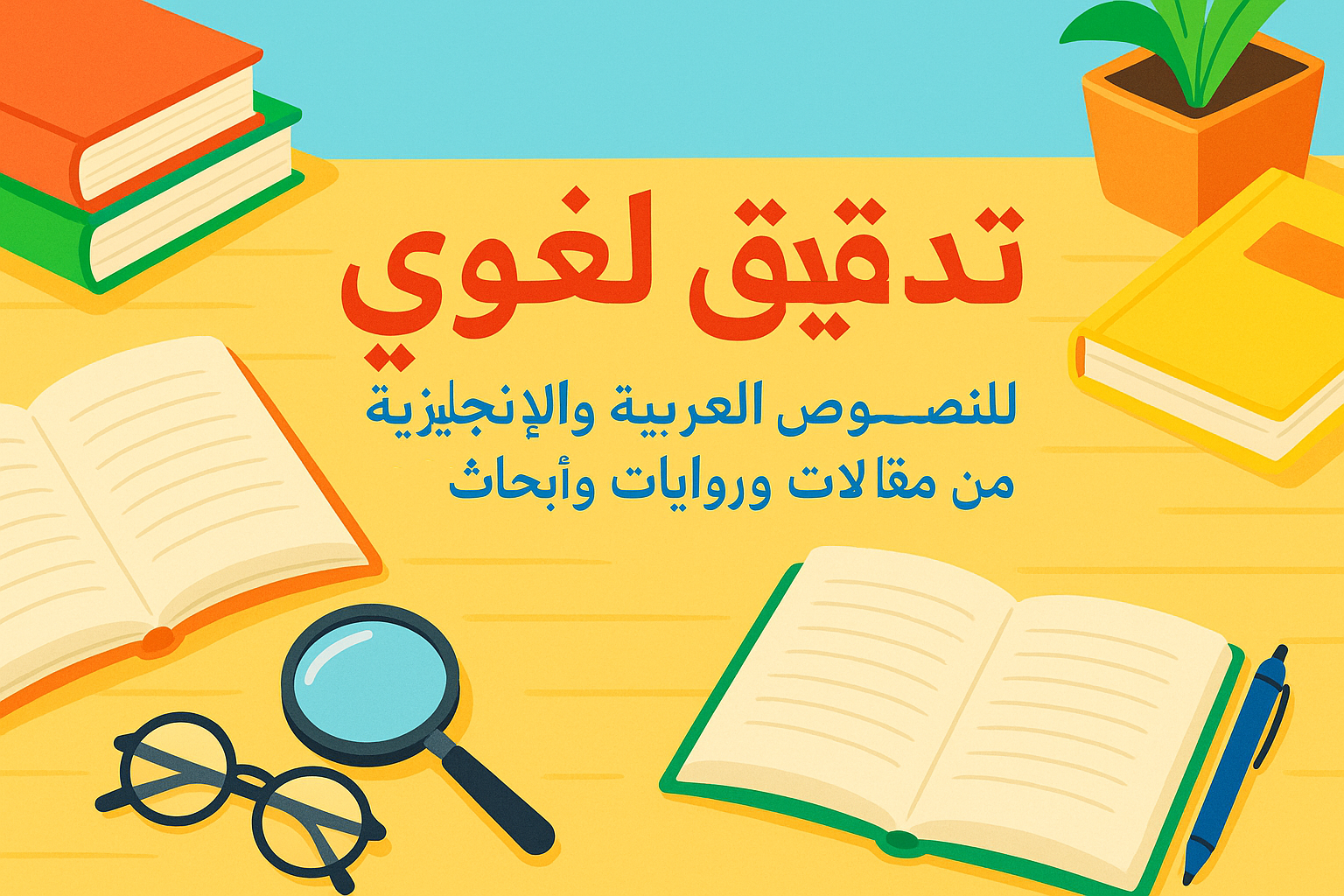 خدمة التدقيق اللغوي والمراجعة الاحترافية للنصوص العربية والإنجليزية