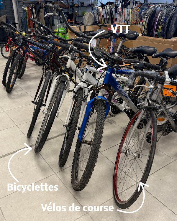 Recyclerie Sportive - Boutique de sport et Atelier de Co-réparation de vélos et raquettes - Photo 2